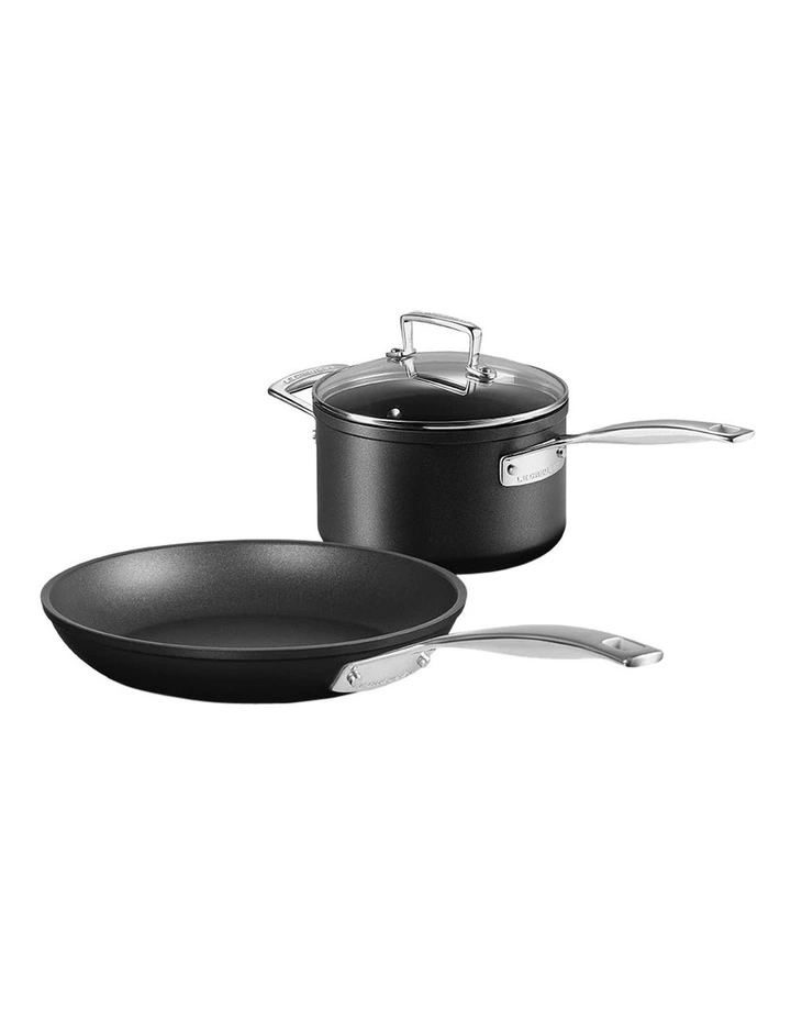 Frypan And Saucepan Set in Black image 2