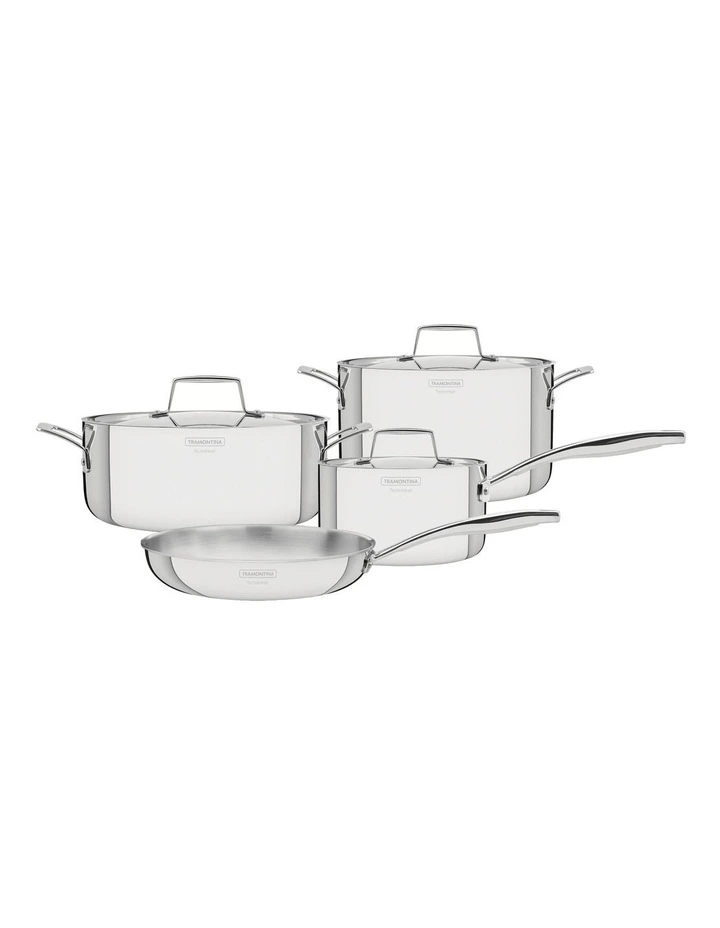 Grano TriPly Clad Cookware Set 4 Piece in Silver image 1