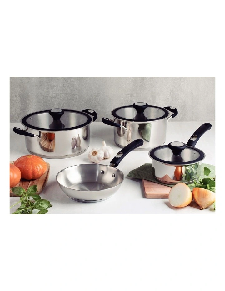 Solar Cookware Set 4 Piece in Stainless Steel image 2