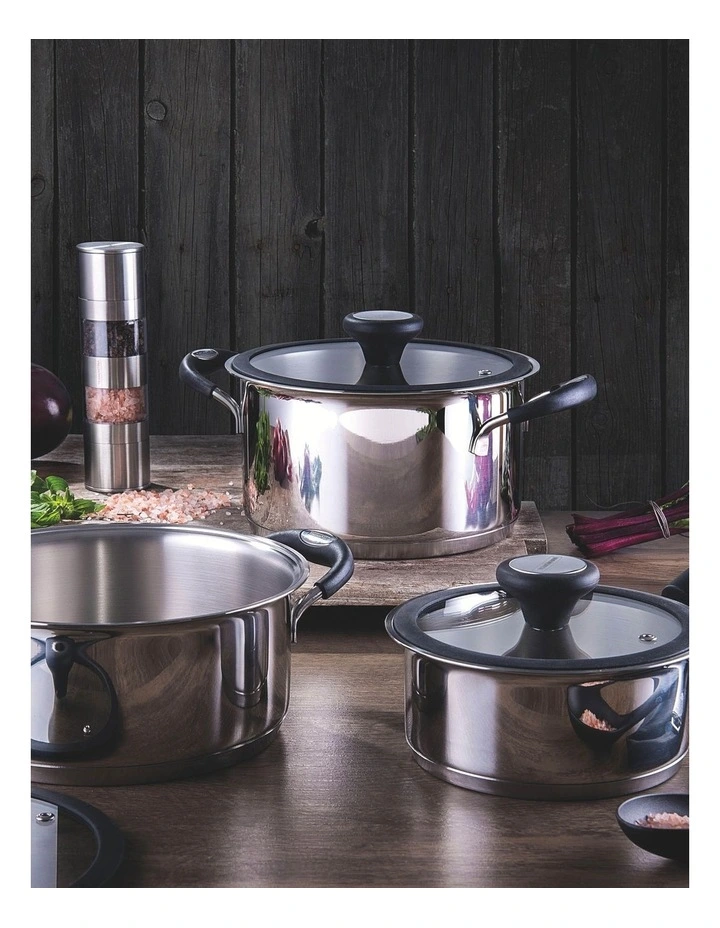 Solar Cookware Set 4 Piece in Stainless Steel image 3