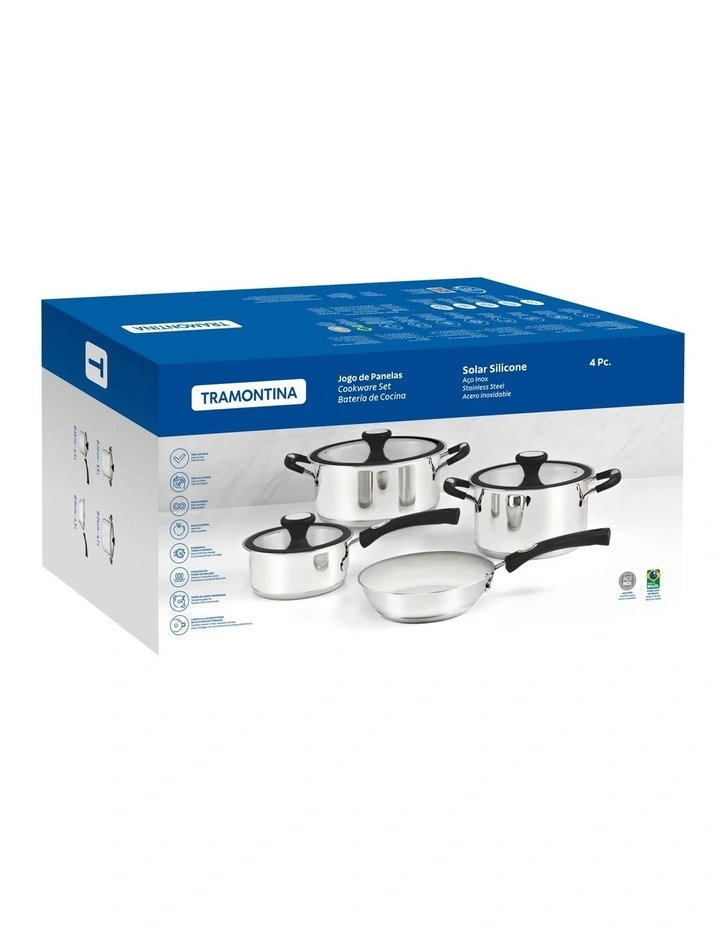 Solar Cookware Set 4 Piece in Stainless Steel image 6