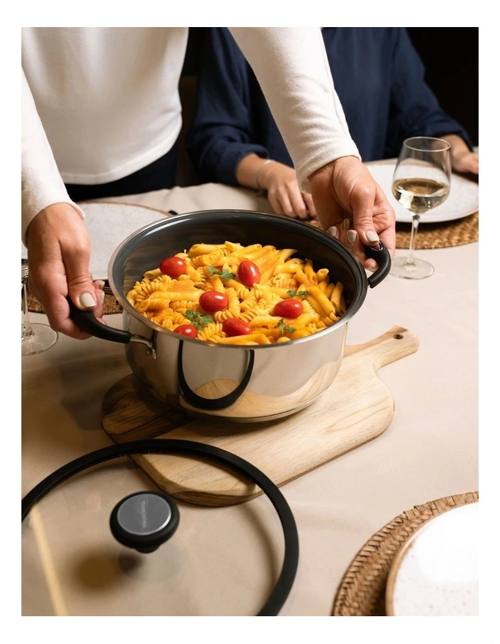 Solar Ceramic Cookware Set 4 Pieces in Silver image 3