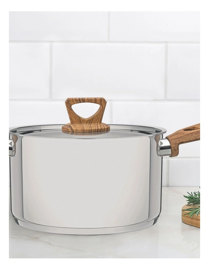 Brava Non Stick Cookware Set 4 Pieces in Silver image 2