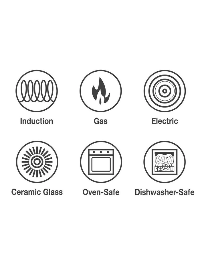 Professional Cookware Set 7 Piece in Silver image 5