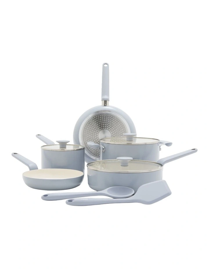 Rio PFAS-Free Ceramic Non-Stick Cookware Set Of 5 Pieces in Star Dew image 1