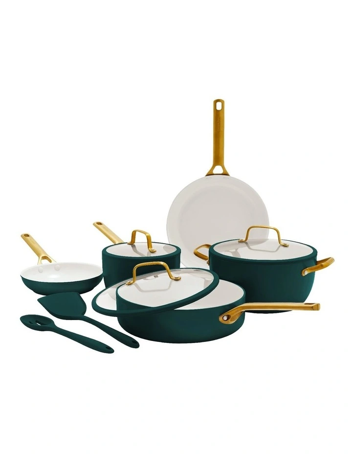 Padova Reserve Cookware Set 5 Piece in Moroccan Green image 1