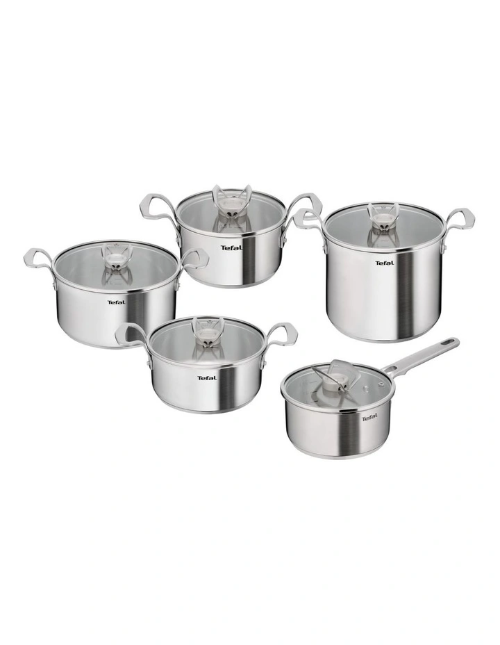 Space Extreme Induction 5 Pieces Pot Set in Silver image 1