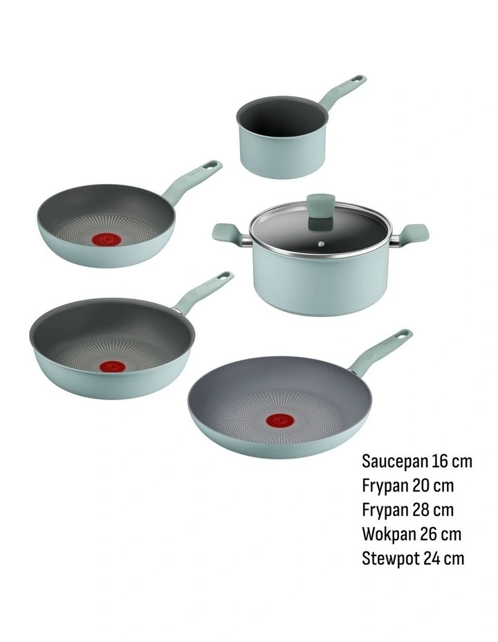 Halo Induction Non-Stick Set 5 Piece in Eucalyptus image 3
