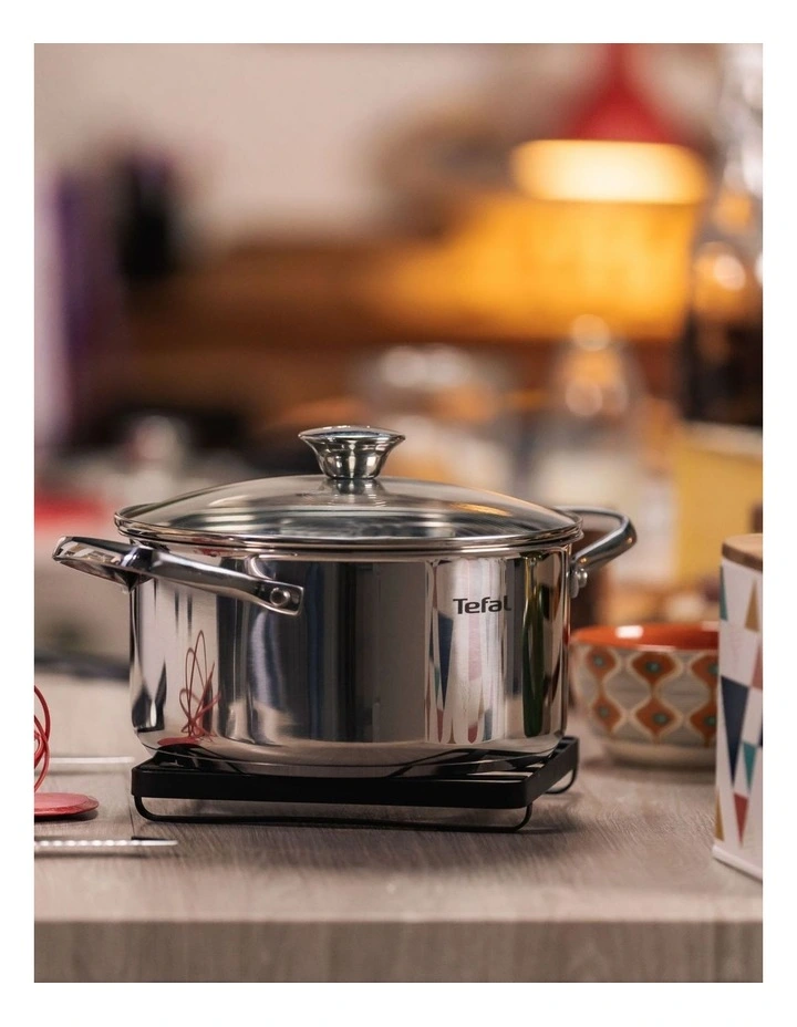 Cook Eat Induction Pot Set 3 Pieces in Stainless Steel image 2