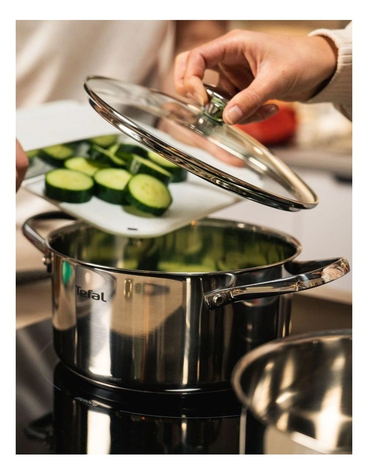 Cook Eat Induction Pot Set 3 Pieces in Stainless Steel image 6