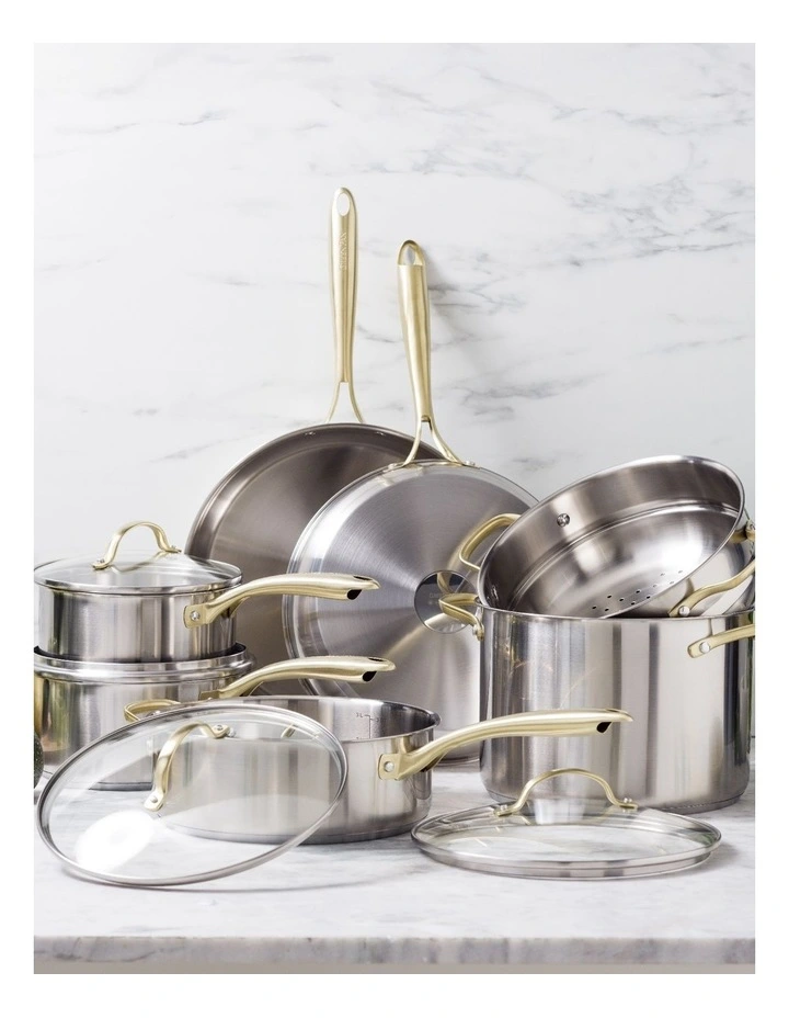 Swift 7 Piece Cookware Set in Stainless Steel image 2