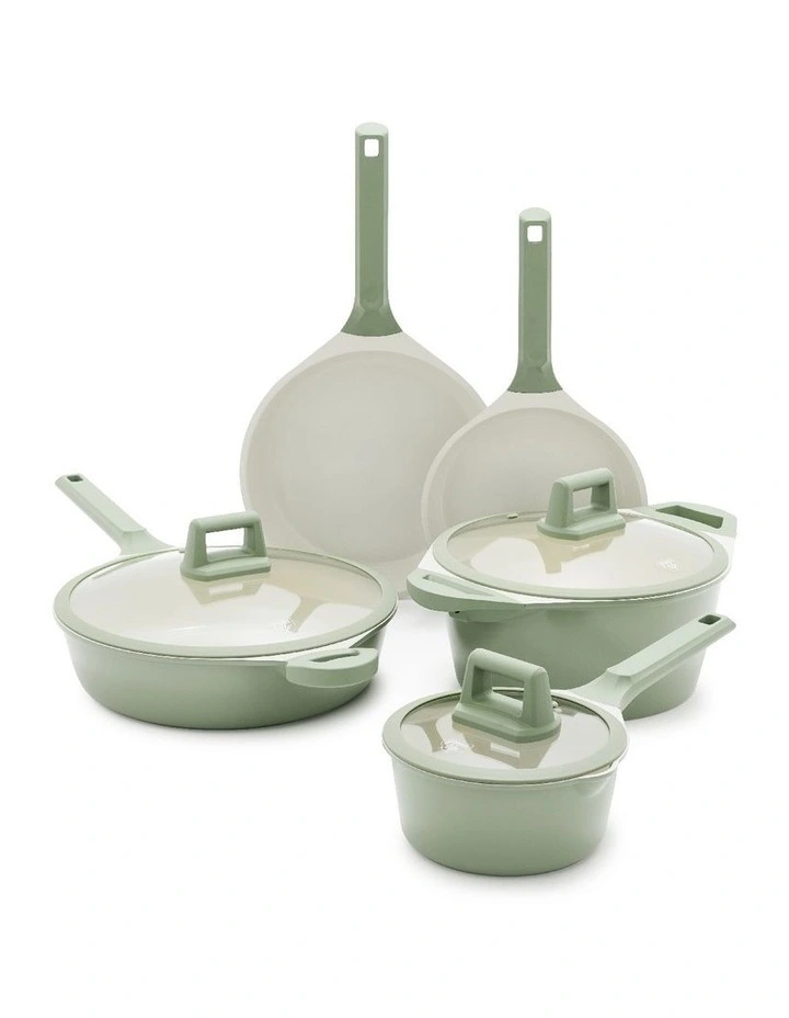Arte 5 Piece Cookware Set in Sage Green image 1