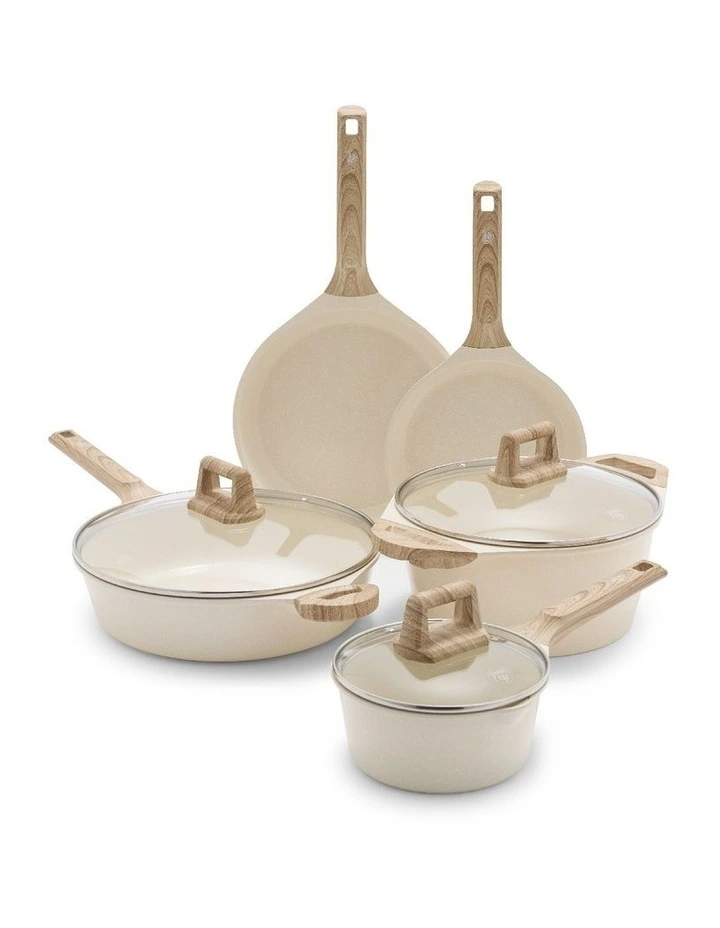Arte 5 Piece Cookware Set in Sparkled Cream image 1