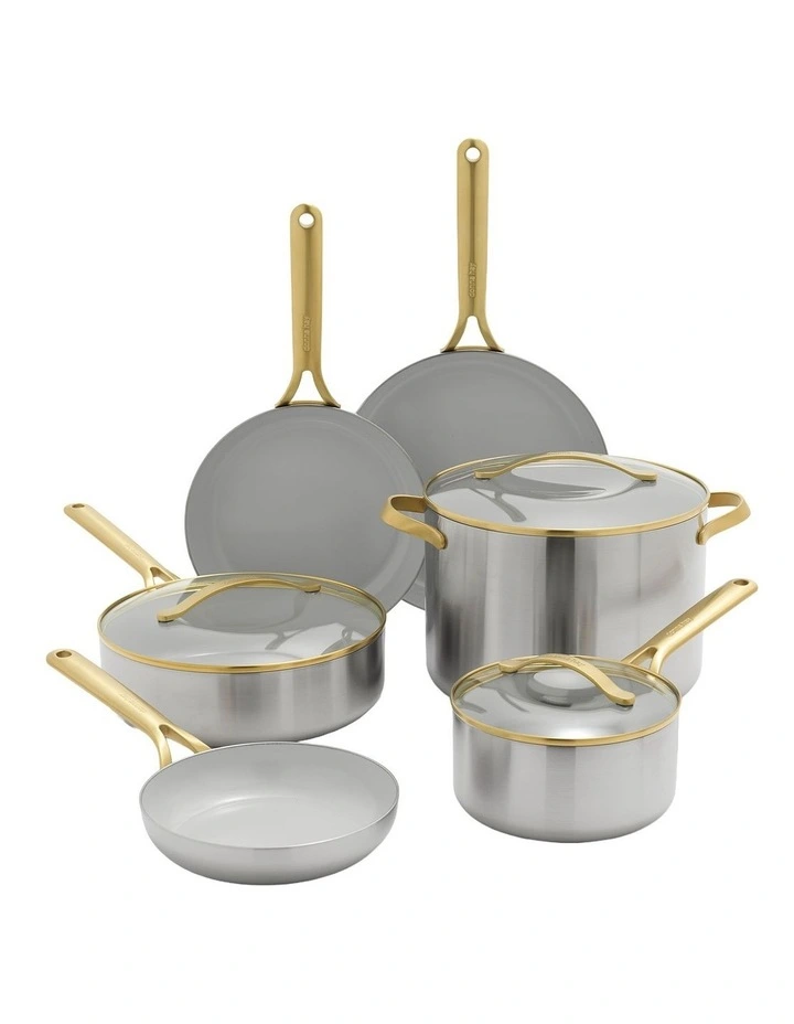 Donna Hay by GreenPan 3-Ply Stainless Steel 10-Piece Set image 1