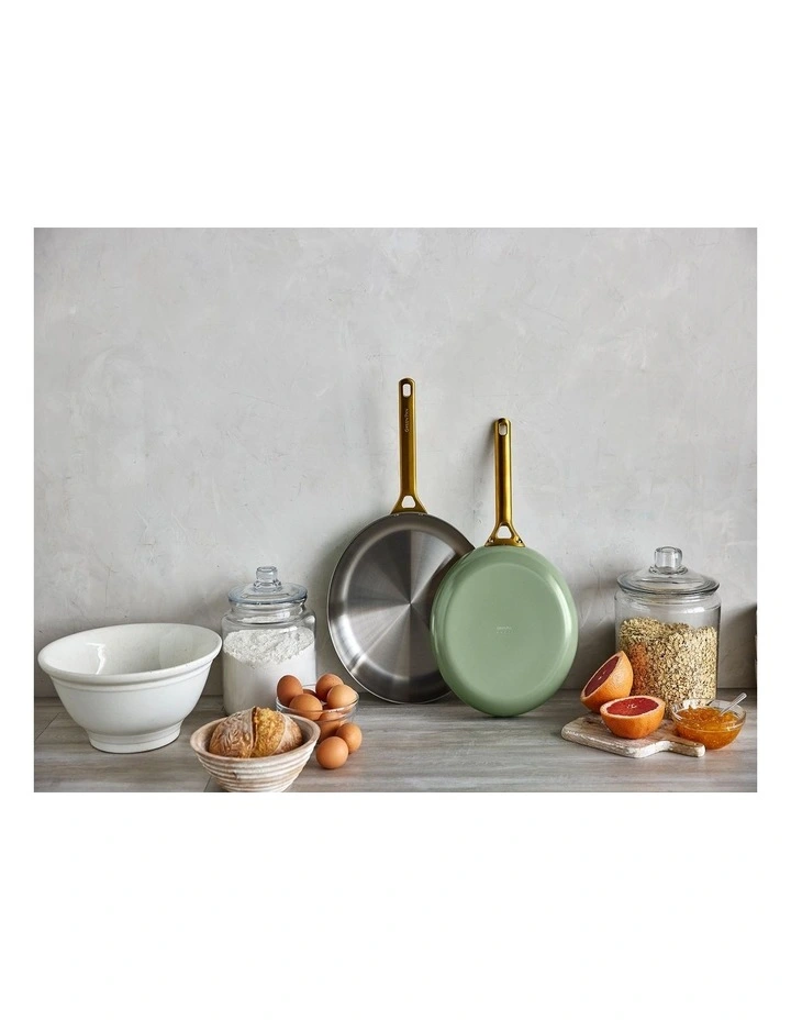 Padova Reserve Coloured Stainless Steel 6pc Cookware Set in Sage image 3