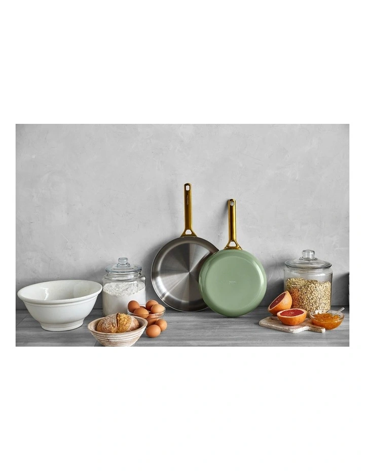 Padova Reserve Coloured Stainless Steel 6pc Cookware set in Sage image 3