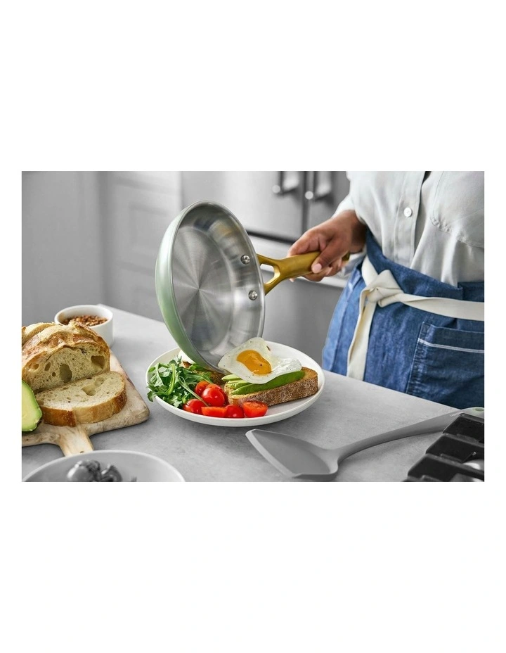 Padova Reserve Coloured Stainless Steel 6pc Cookware set in Sage image 5
