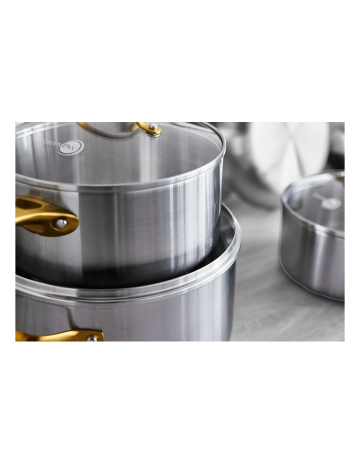 Padova Reserve Stainless Steel 3pc saucepan set image 4