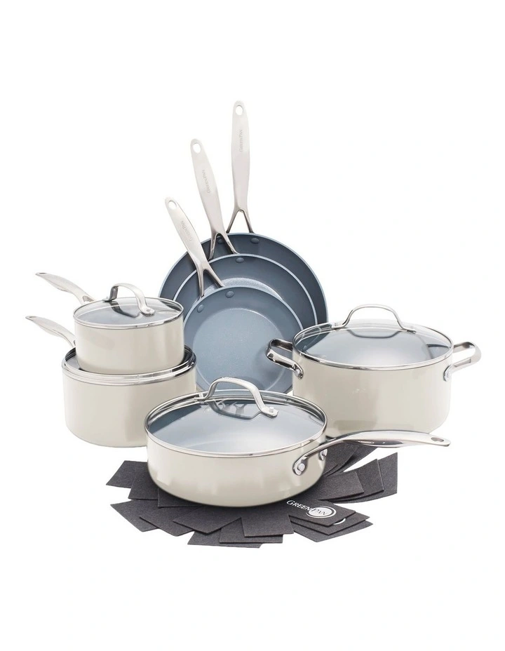 Valencia Pro 7pc Cookware Set Cream image 1