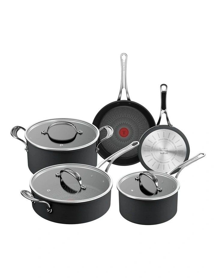 Cooks Classic Induction Non-Stick Hard Anodised 5pc Set image 1
