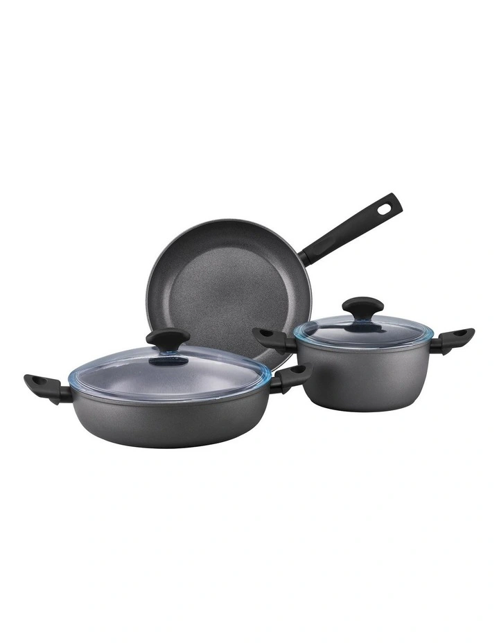 Essteele Per Benessere Ceramic Nonstick Induction 3 Piece Cookware Set image 1