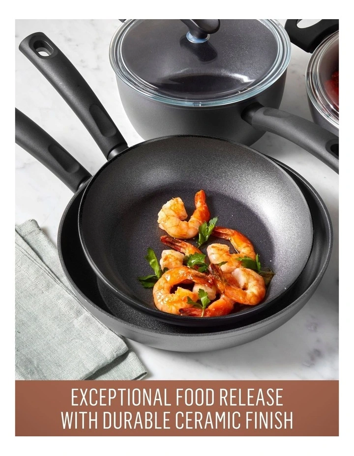 Essteele Per Benessere Ceramic Nonstick Induction 3 Piece Cookware Set image 4