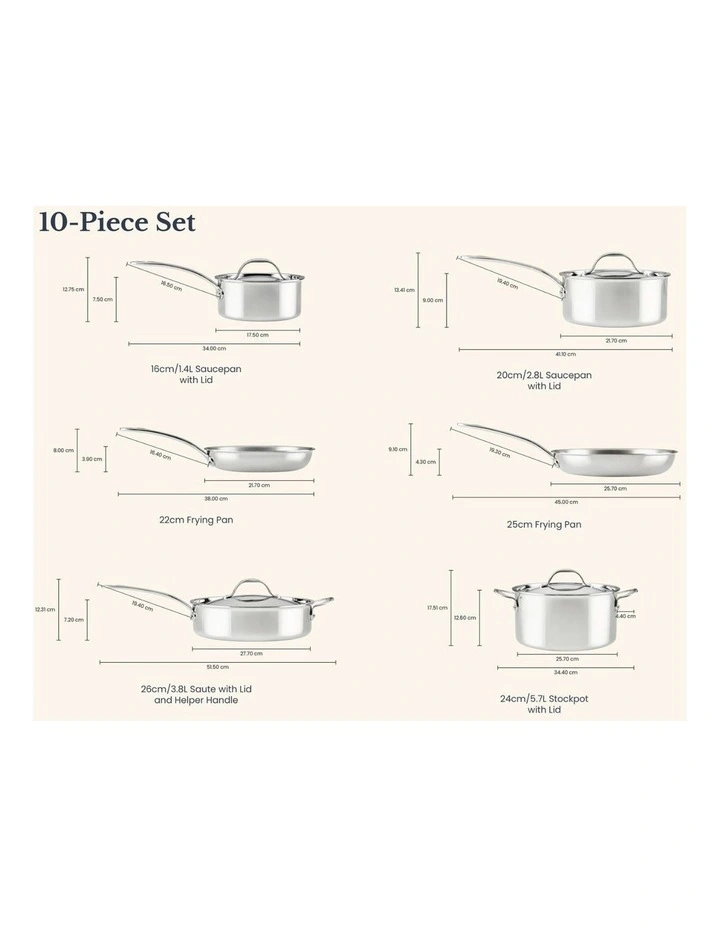 Everlast SS 10 Piece Cookware Set image 7