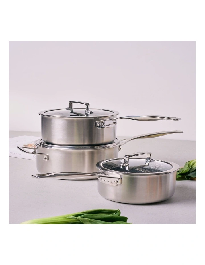 Pyrohex 3pc Saucepan Set image 3