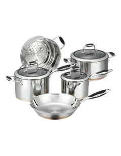 Coppernox 5 Piece Cookware Set in Stainless Steel