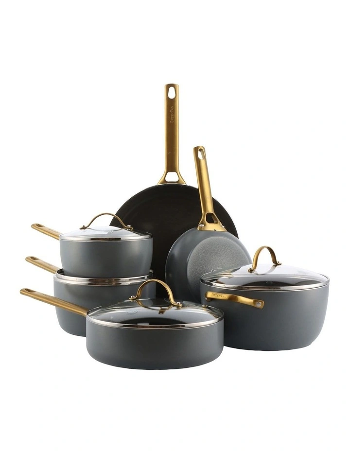 Padova 6 Piece Cookware Set in Charcoal Grey image 1