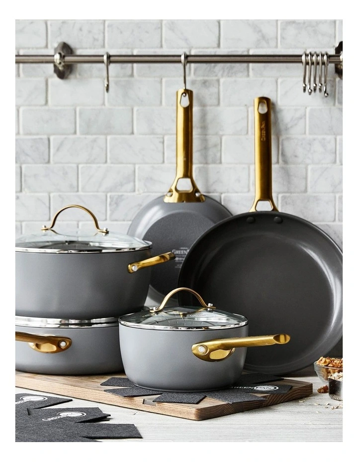 Padova 6 Piece Cookware Set in Charcoal Grey image 5