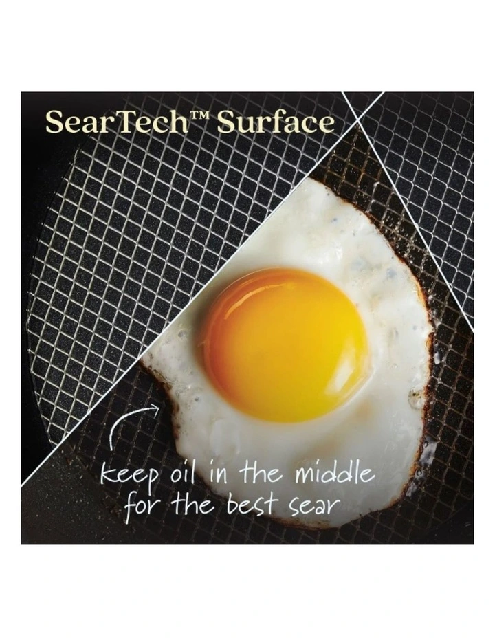 Nonstick Induction Skillet 21/25cm Twin Pack in Black image 3