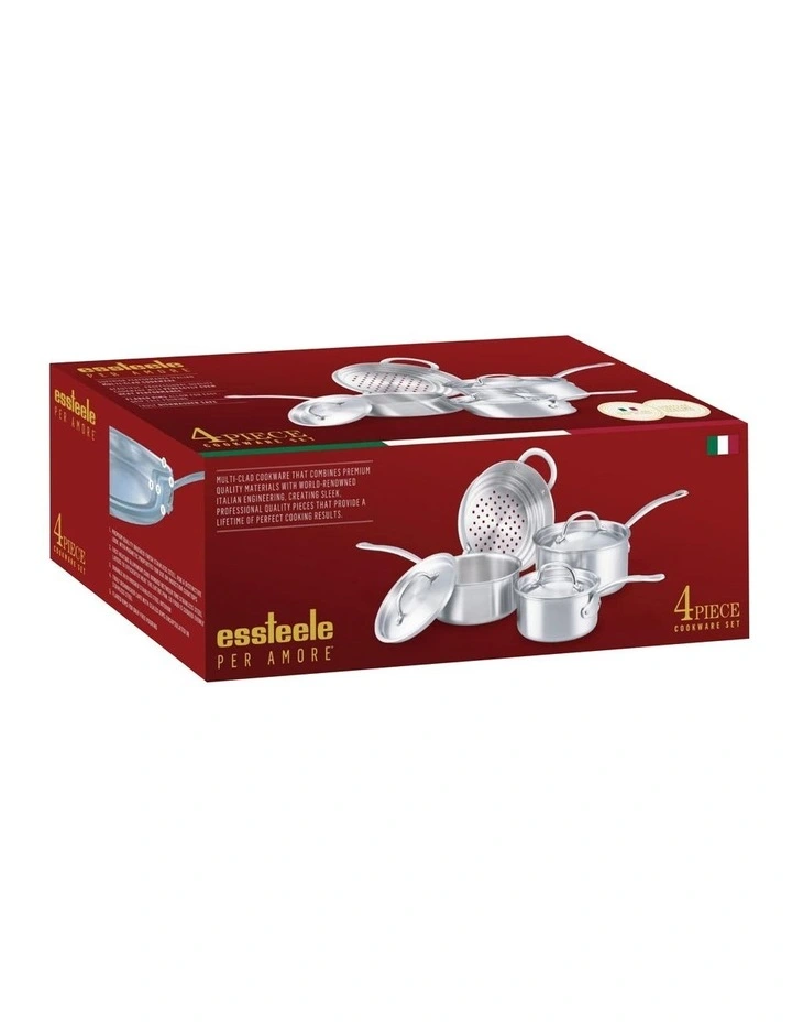 Essteele Per Amore Clad Stainless Steel Induction 4 Piece Cookware Set MYER