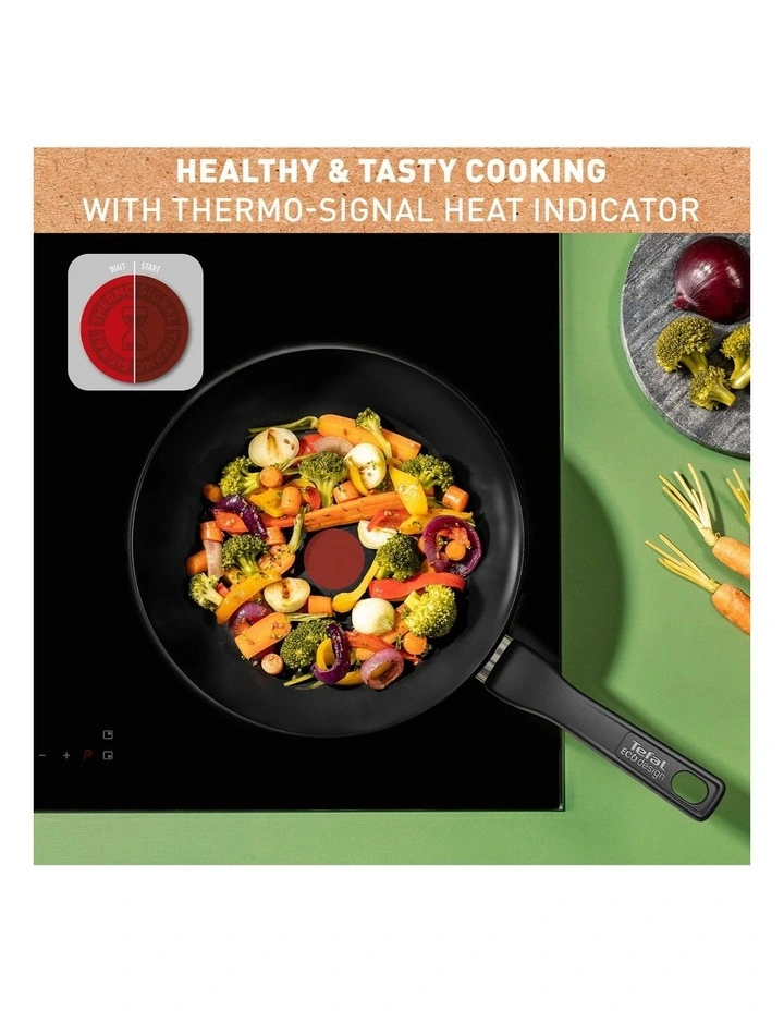 Renew Induction Ceramic Wok 28cm in Black image 3