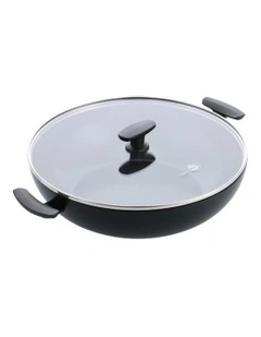 Smartshape Covered Wok 32cm / 5.43L with 2 side handles - PFAS-free ceramic non-stick