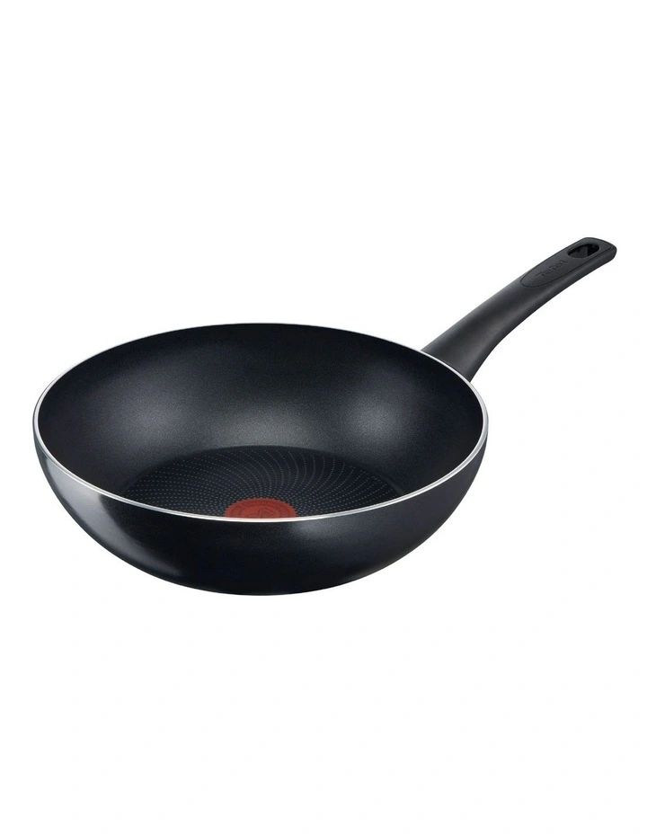 Generous Cook Induction Non-Stick Wok 28cm in Black image 1