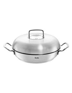 Original-Profi 2.0 Collection Serving Pan With Highdome Lid 28cm in Silver