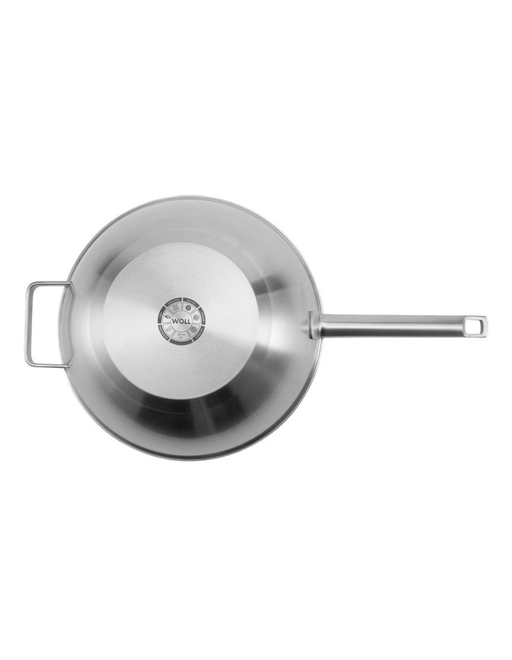 Wok with Lid & Helper Gift Boxed 30cm in Stainless Steel image 3