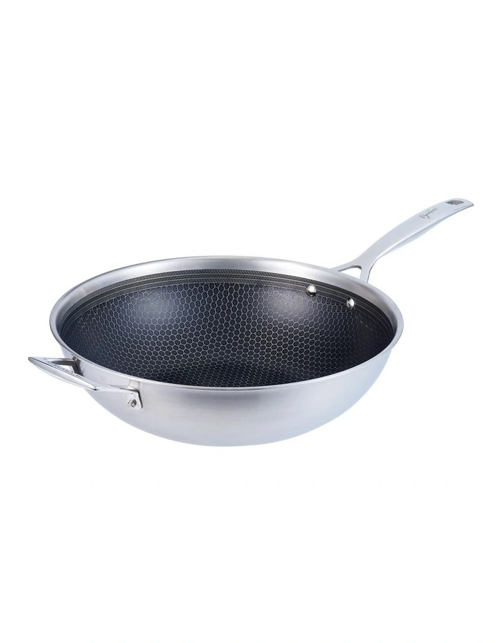 Wok 32cm in Silver image 1