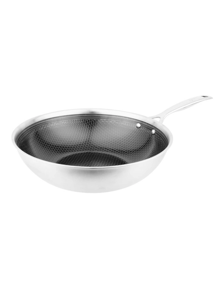 Wok 32cm in Silver image 1