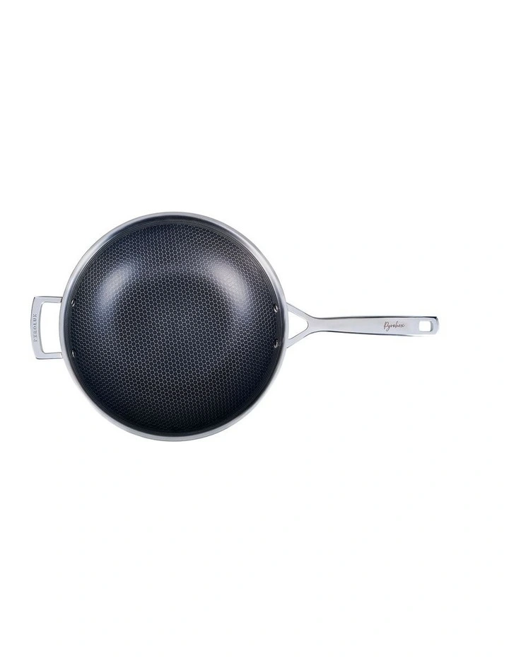 Wok 32cm in Silver image 2