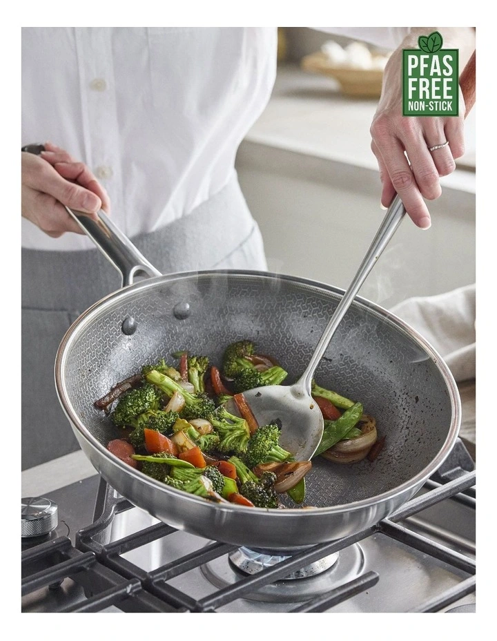 APEX Open Wok 28cm/3.83L PFAS-free ceramic non-stick image 2