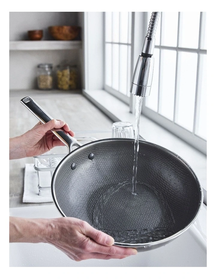 APEX Open Wok 28cm/3.83L PFAS-free ceramic non-stick image 4