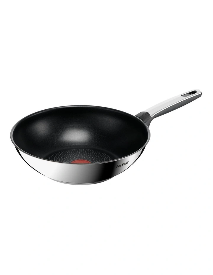 Emotion Induction Non-Stick Wok 28cm in Silver image 1
