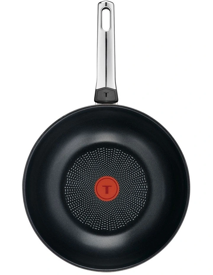 Emotion Induction Non-Stick Wok 28cm in Silver image 3