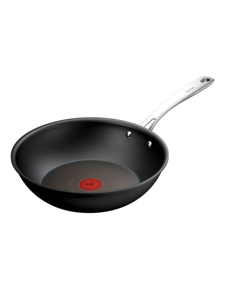 Excellence Induction Non-Stick Wok 28cm in Black image 1