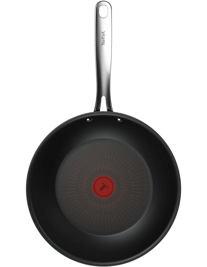 Excellence Induction Non-Stick Wok 28cm in Black image 3