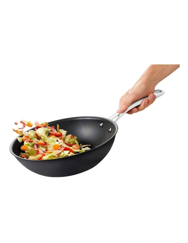 Excellence Induction Non-Stick Wok 28cm in Black image 4