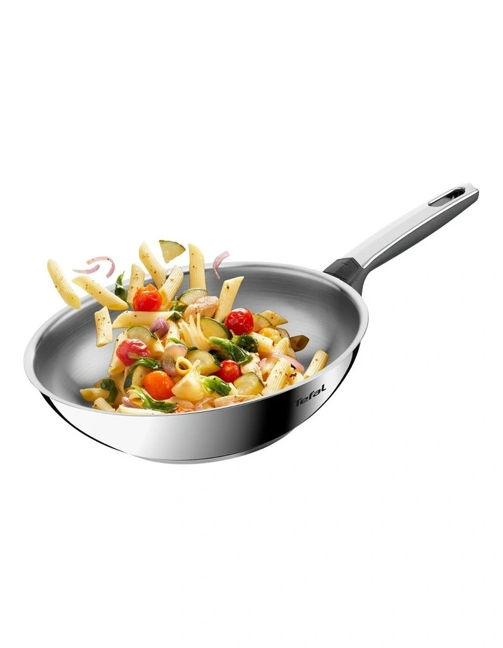 Emotion Induction Uncoated Wok 28cm in Silver image 3
