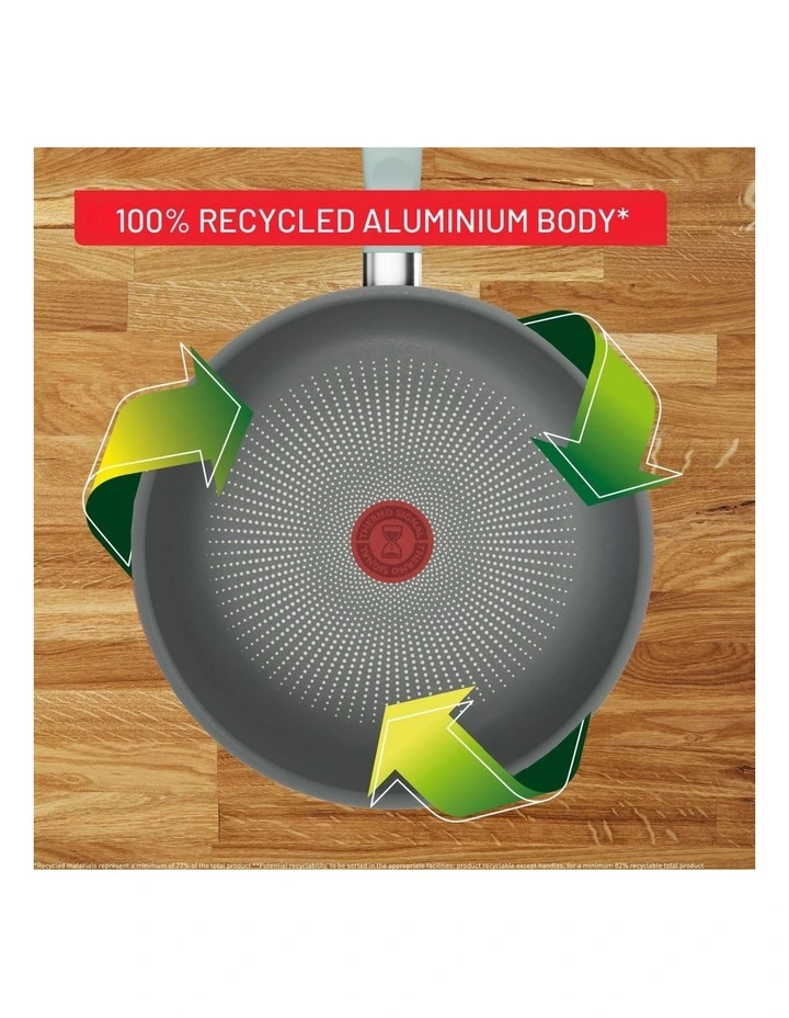 Halo Induction Non-Stick Wok 26cm in Eucalyptus image 5